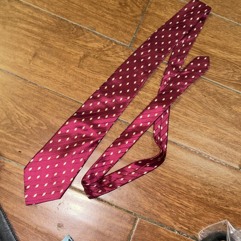 Puccini Hand Made 100% silk  Men's Neck Tie hand Made In Italy